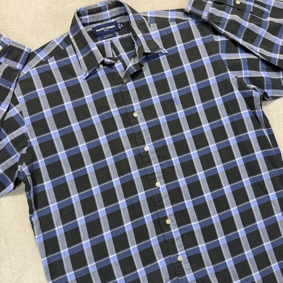 Ralph Lauren Golf Other - VTG Ralph Lauren Golf Shirt Men Mediium Plaid Tilden Fit Casual Button Up Preppy